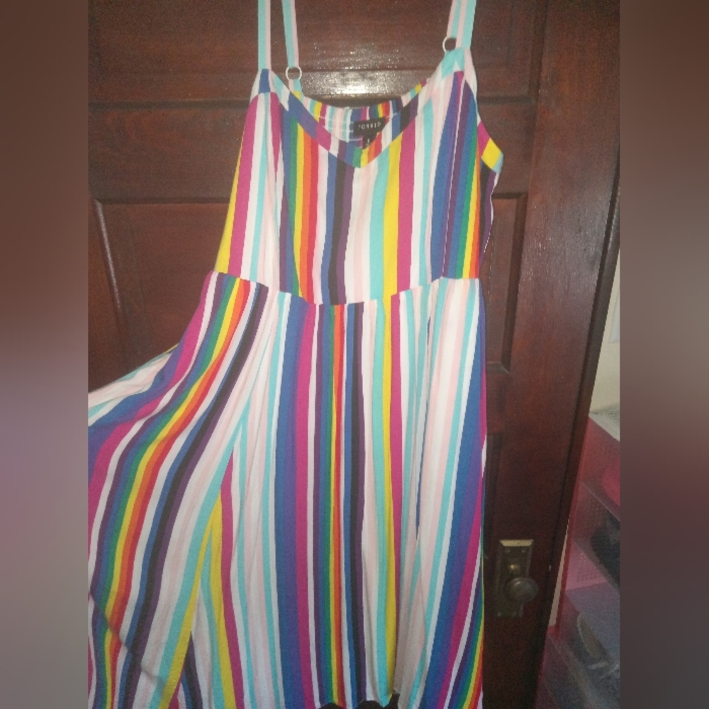 Torrid midi skater pride dress